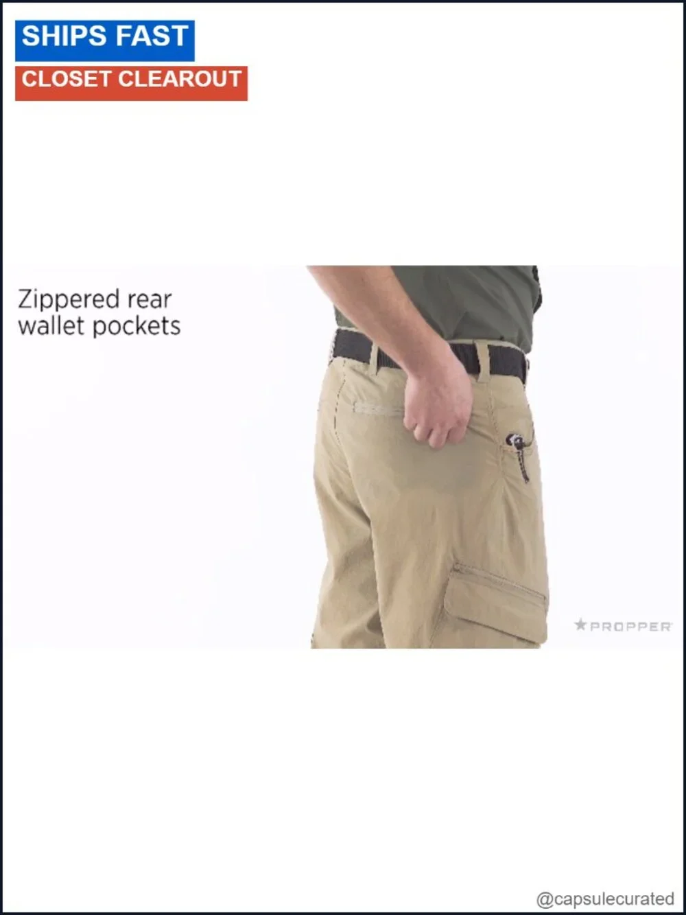 Men's Summerweight Tactical Pants Cargo Quick Dry Ripstop Athletic